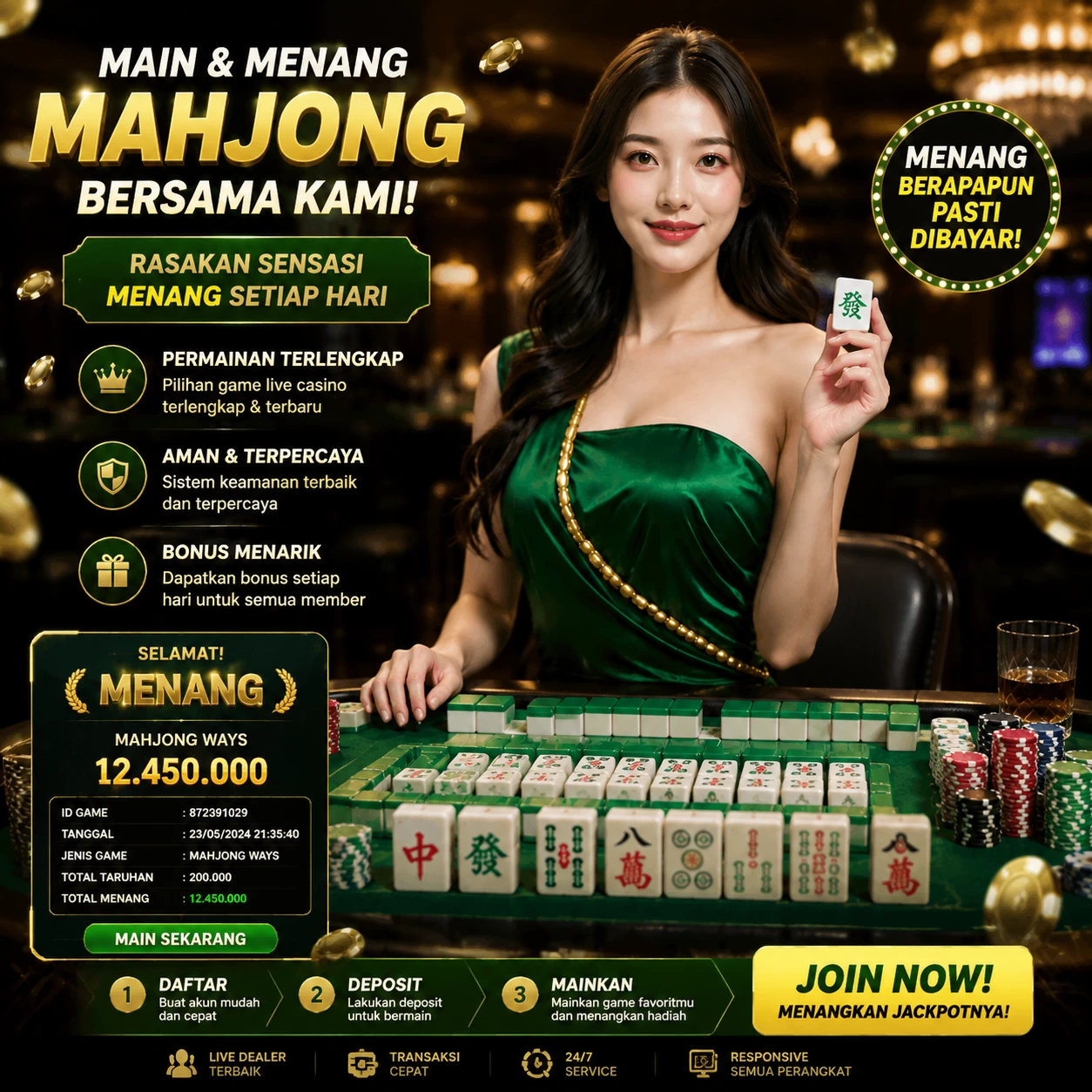 Yang berubah di bolaemas88: bookmark, e-wallet, turnover